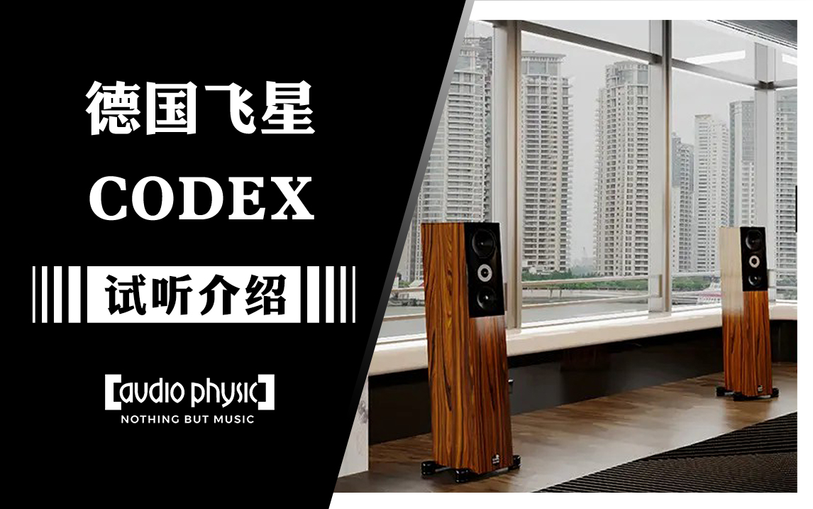 内有乾坤，有容乃大——德国 Audio Physic 飞星 Codex 试听介绍