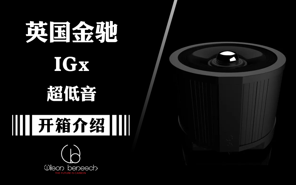 开箱！Wilson Benesch 金驰 IGx 超级低音炮！